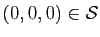 $ (0,0,0)\in {\cal S}$