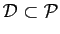 $ {\cal D}\subset {\cal P}$