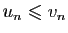 $ u_n\leqslant
v_n$