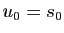 $ u_0=s_0$