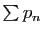 $ \sum p_n$