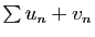 $ \sum u_n+v_n$