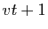 $ vt+1$
