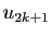 $ u_{2k+1}$
