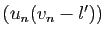 $ (u_n(v_n-l'))$