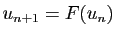 $ u_{n+1}=F(u_n)$