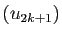 $ (u_{2k+1})$