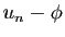 $ u_{n}-\phi$