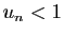 $ u_n<1$