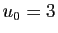 $ u_0=3$