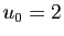 $ u_0=2$