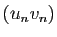 $ (u_nv_n)$
