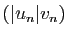 $ (\vert u_n\vert v_n)$