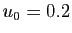 $ u_0=0.2$