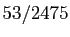 $ 53/2475$