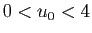 $ 0< u_0<4$