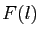 $ F(l)$