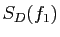 $ S_D(f_1)$