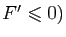 $ F'\leqslant 0)$