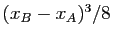 $ (x_B-x_A)^3/8$