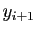 $ y_{i+1}$